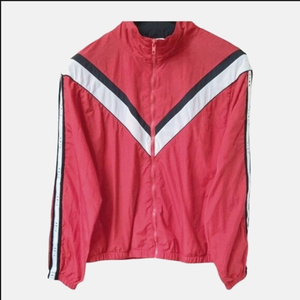 Pink Victoria Secret light weight Windbreaker Full Zip Up Jacket.